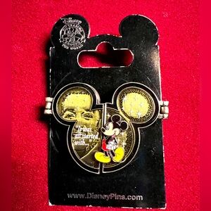 Walt Disney & Mickey Mouse "It All Started With A Mouse" Deluxe Hinged Pin 2006